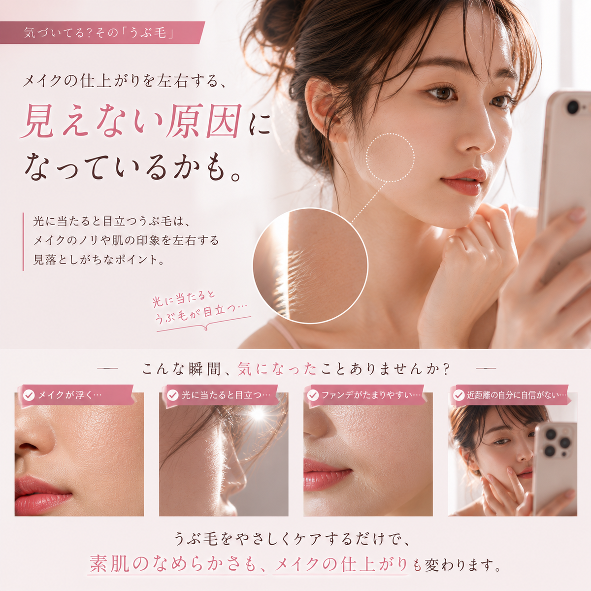 メイクの仕上がりを左右する、見えない原因